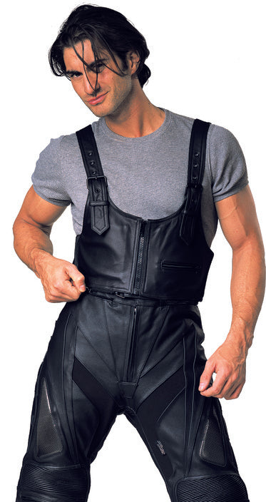 Leather Zip Damen