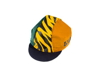 Casquette vélo Tiger Style - Orange/Vert