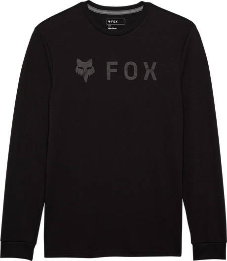 Absolute Long Sleeve Tech Tee - Black/Black