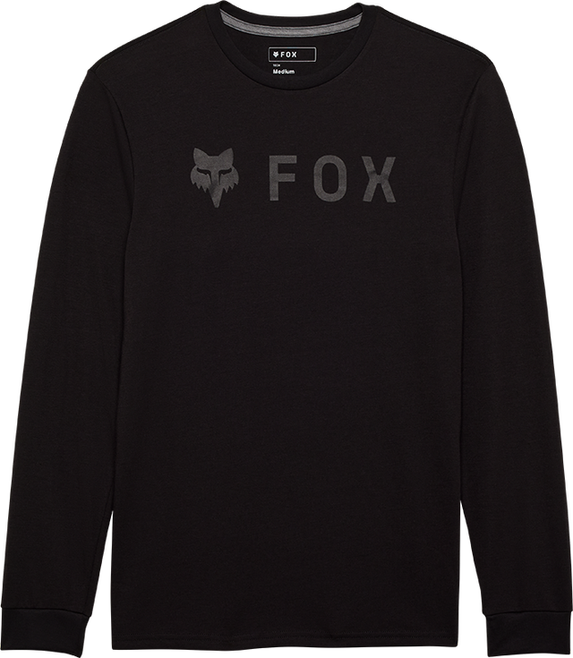 Absolute Long Sleeve Tech Tee - Black/Black