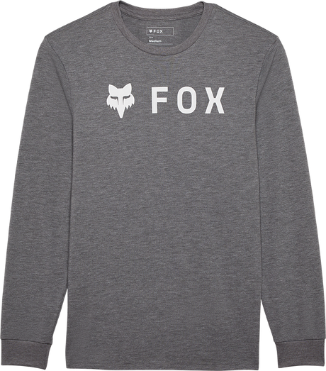 Absolute Long Sleeve Tech Tee - Heather Graphite