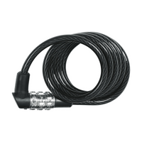 Serratura a spirale 3506C/120 - Nero