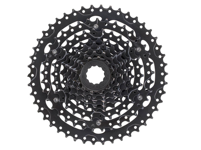 Acolyte Kassette 8sp 12-46T Stahl - black