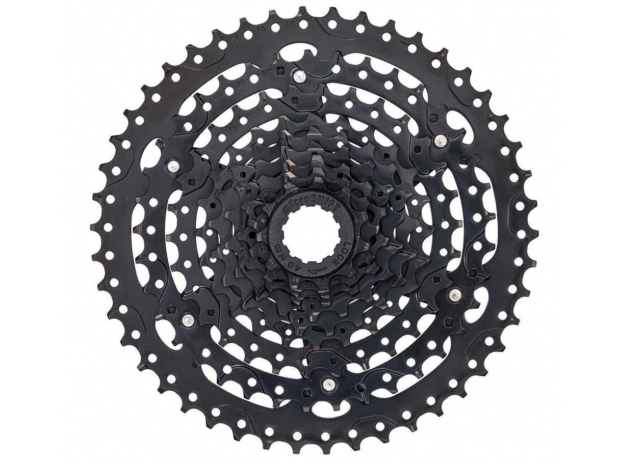 Advent Kassette 9sp 11-46T Stahl - black
