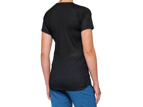 Airmatic Womens Short Sleeve Jersey - black