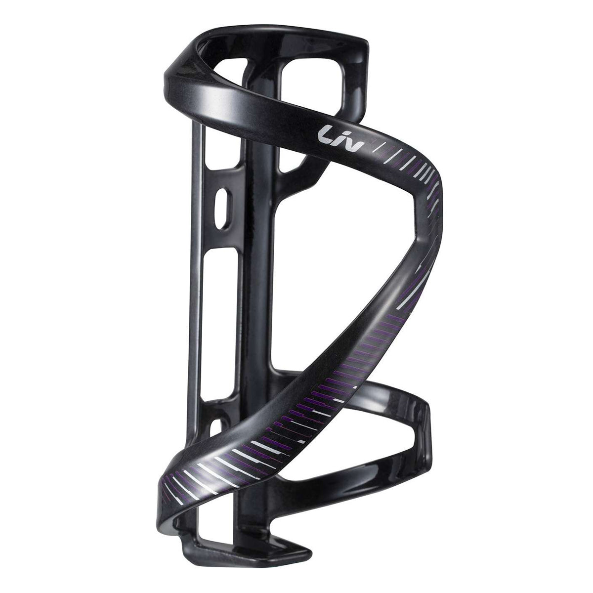 Airway Comp Flaschenhalter Sidepull links - Schwarz/Lila/Silber