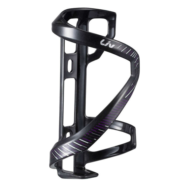 Airway Comp Flaschenhalter Sidepull links - Schwarz/Lila/Silber