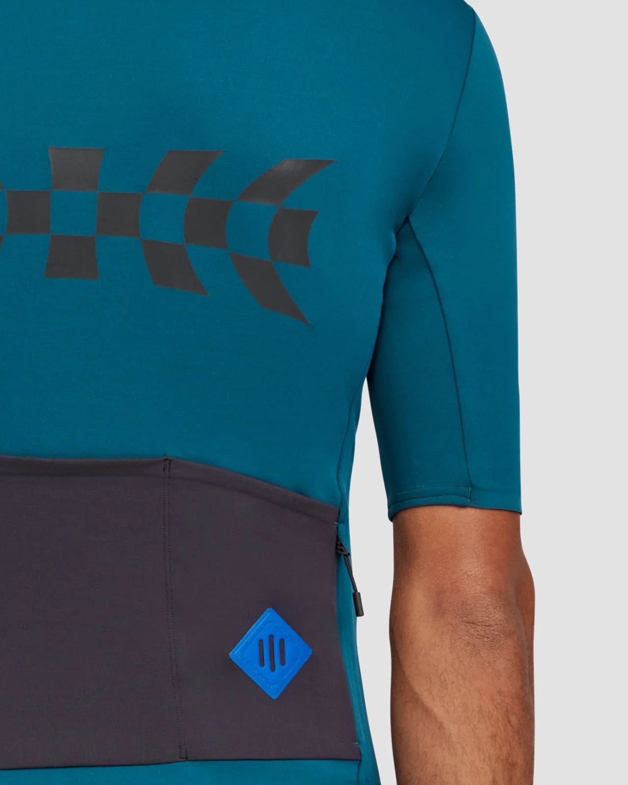 Alt_Road 1/2 Zip Jersey - Dark Teal