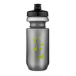 Wasserflasche 550 ml - Großvolumiges Mundstück - Silber
