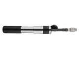 Birzman Velocity MTB hand pump, 90PSI, threaded valve head - silver