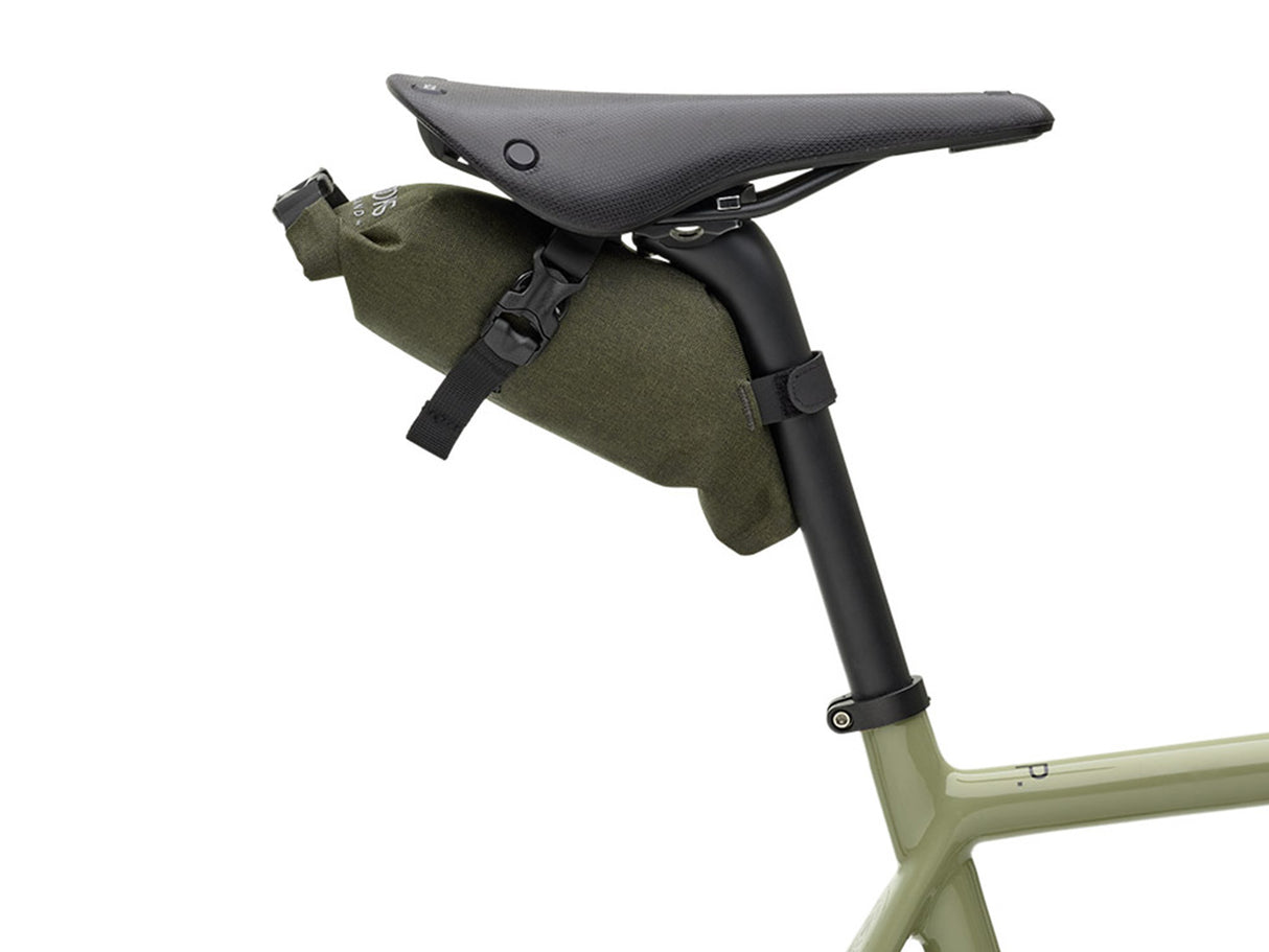 Brooks Scape Saddle Roll Bag - Mud Green