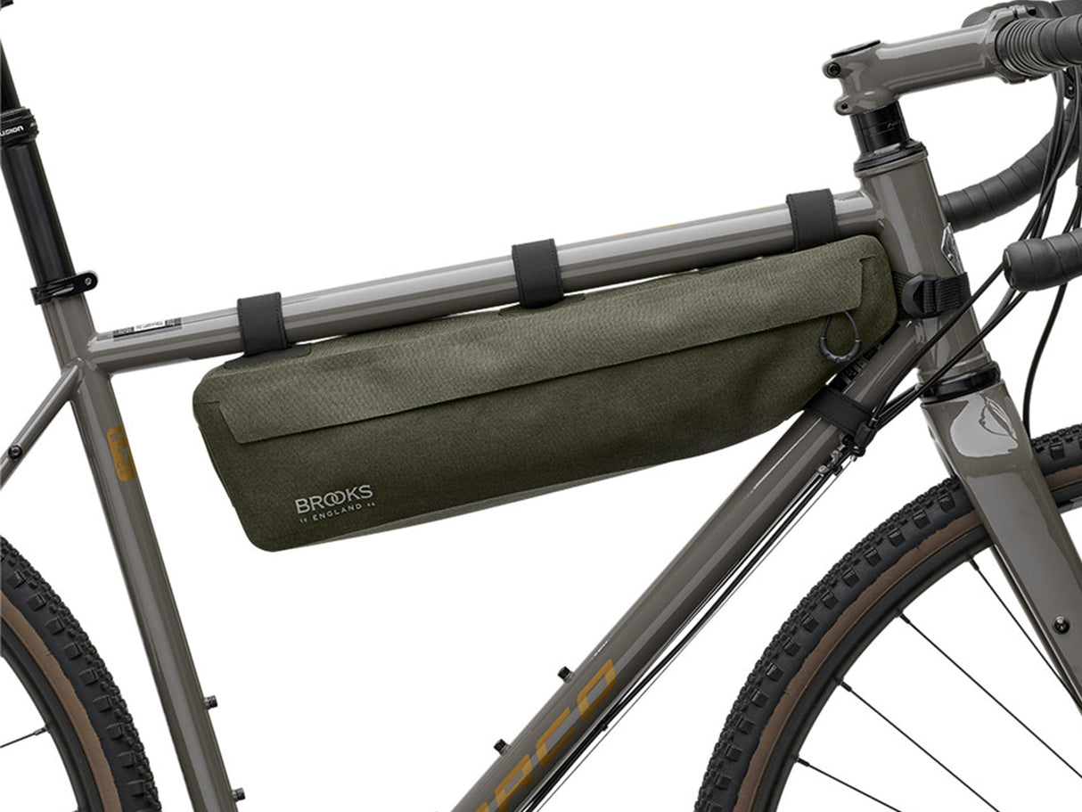 Brooks Scape Frame Bag - Mud Green