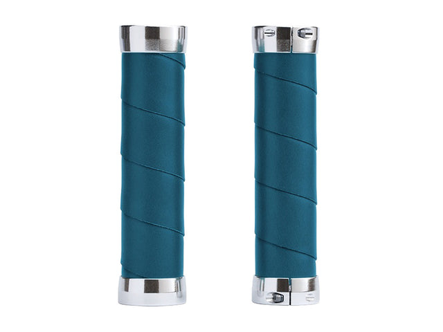 Brooks Grips Slender Leather 130/130, Teal LIMITED VERSION