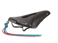 Brooks Saddle B17 Narrow Carved, Leather - black