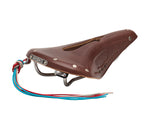 Brooks Saddle B17 Narrow Carved, Leather - A. Brown