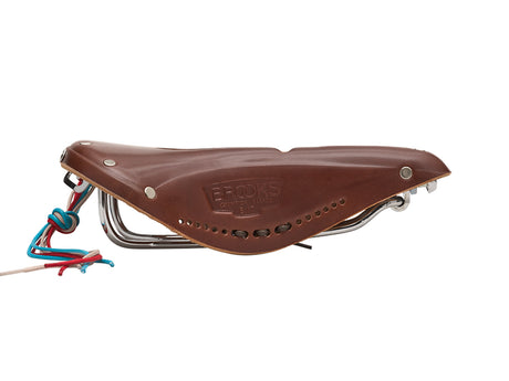 Brooks Saddle B17 Narrow Carved, Leather - A. Brown