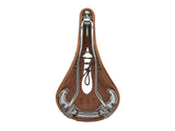 Brooks Saddle B17 Narrow Carved, Leather - A. Brown