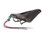 Brooks Saddle B17 Carved, Leather - black