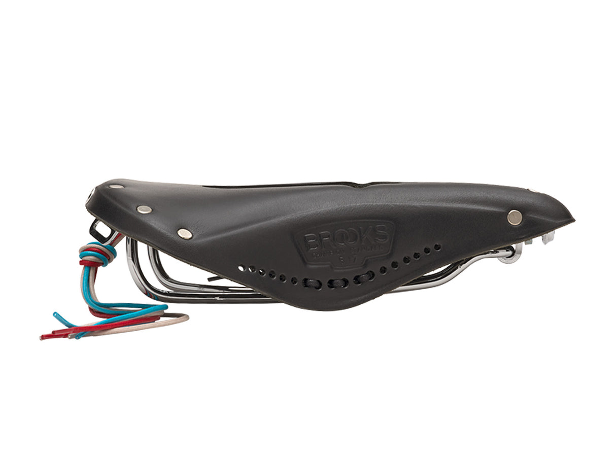 Brooks Saddle B17 Carved, Leather - black