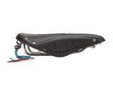 Brooks Saddle B17 Carved, Leather - black