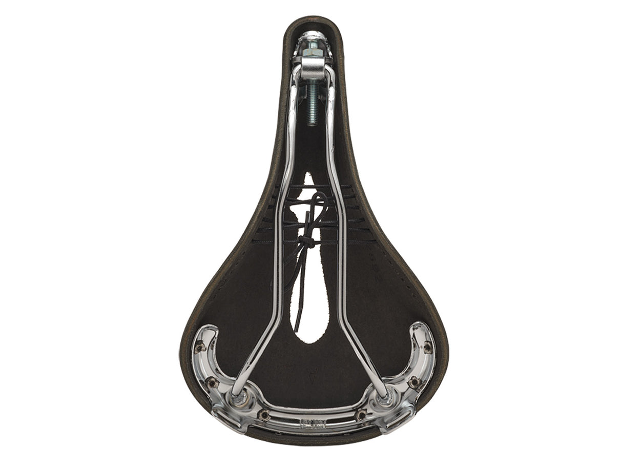 Brooks Saddle B17 Carved, Leather - black