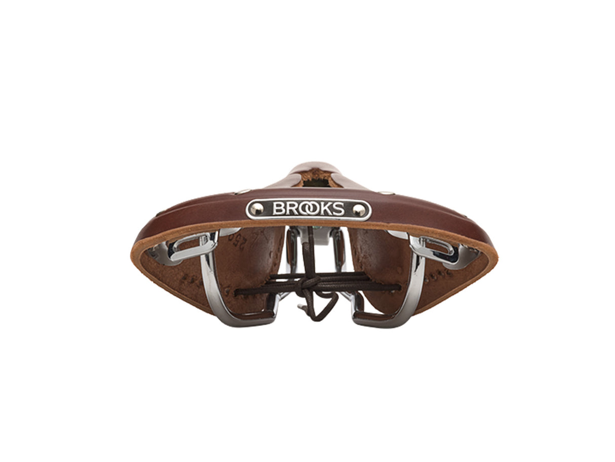 Brooks Saddle B17 Carved, Leather - A. Brown