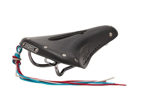 Brooks Saddle B17 Carved Short, Leather - black