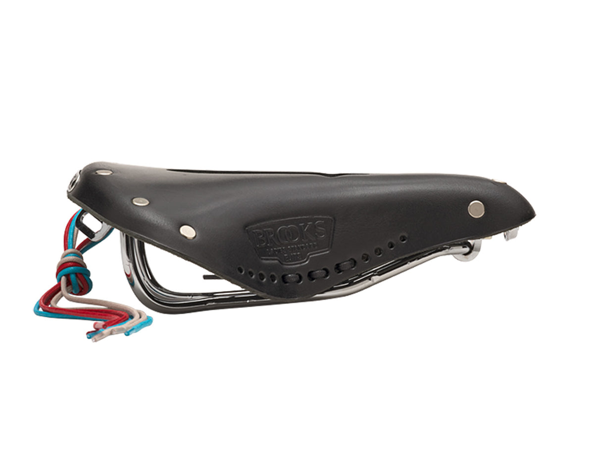 Brooks Saddle B17 Carved Short, Leather - black