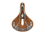 Brooks Saddle B17 Carved Short, Leather - honey