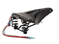 Brooks Saddle Flyer Carved, Leather - black
