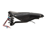 Brooks Saddle Flyer Carved, Leather - black