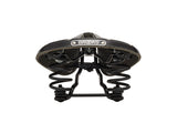 Brooks Saddle Flyer Carved, Leather - black