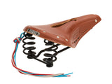 Brooks Saddle Flyer Carved, Leather - honey