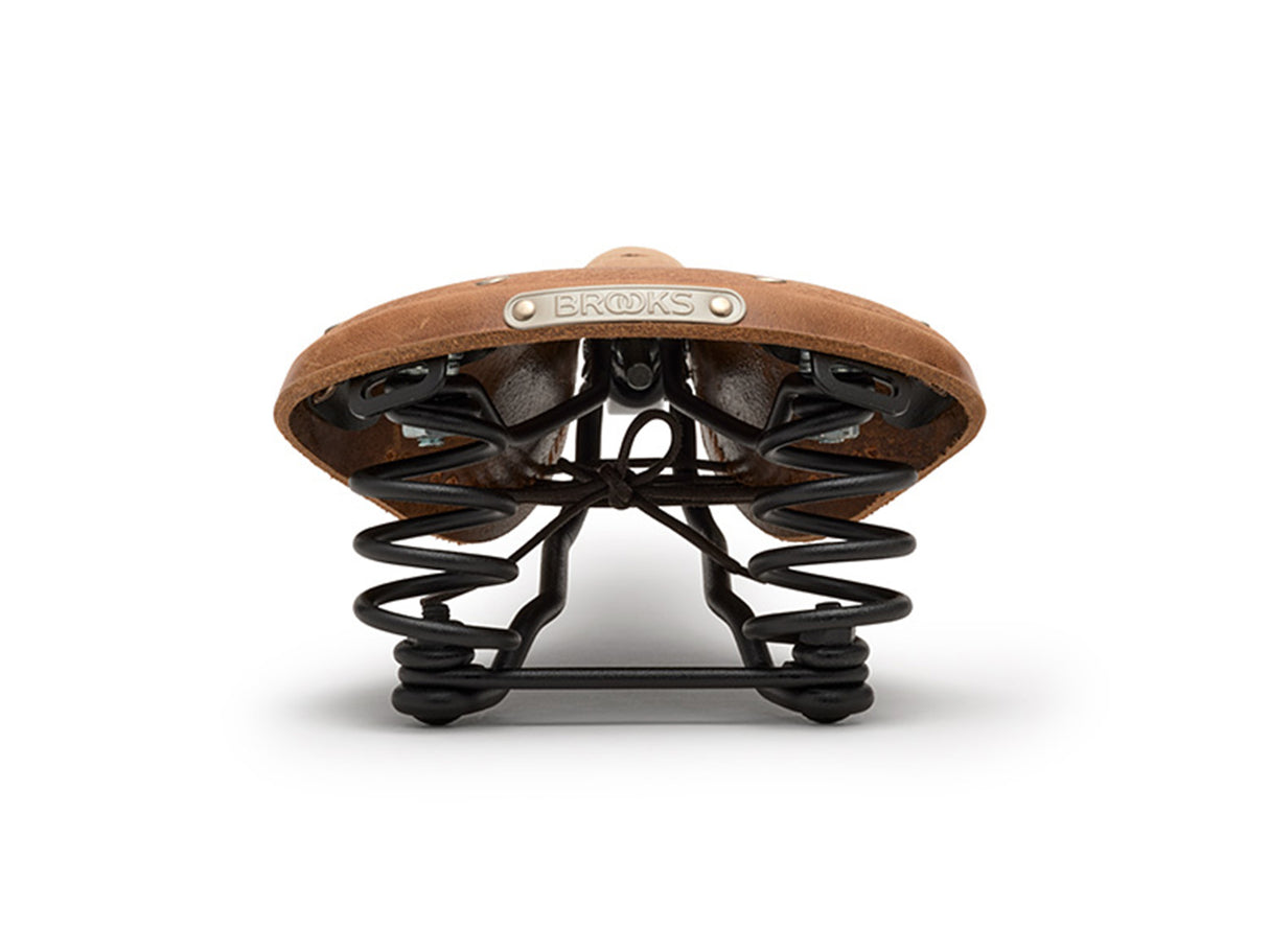 Brooks Saddle Flyer Softened, Leather - Dark Tan