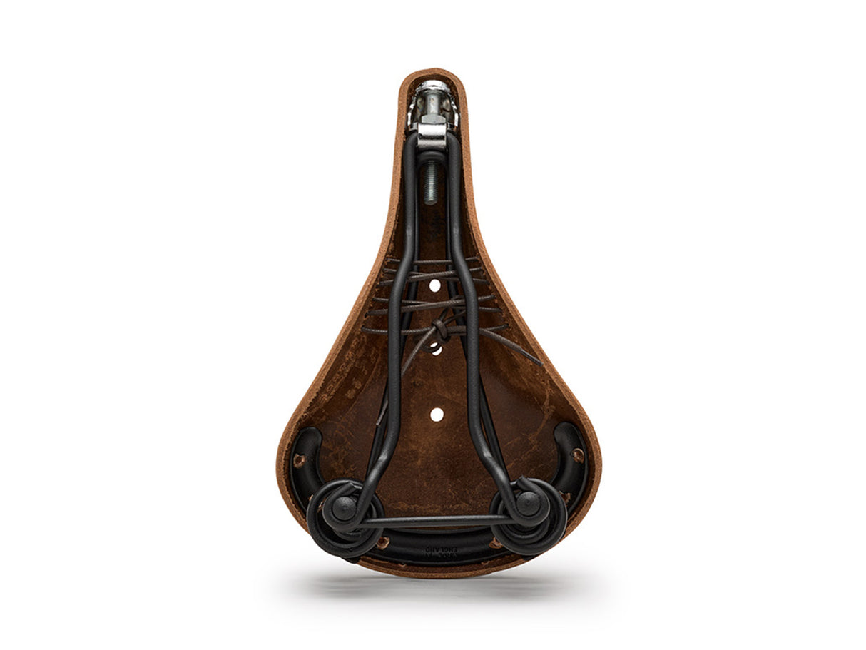 Brooks Saddle Flyer Softened, Leather - Dark Tan