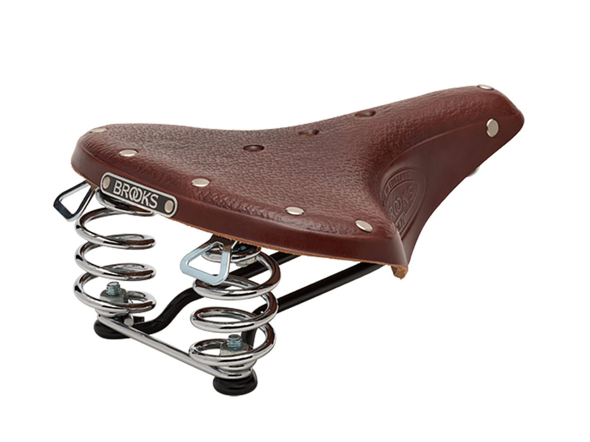 Brooks Saddle B67 Short, Leather - A. Brown