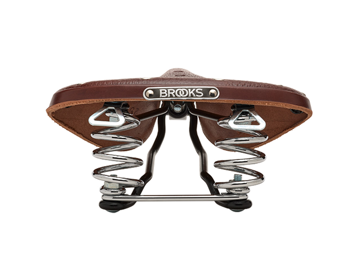 Brooks Saddle B67 Short, Leather - A. Brown