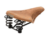 Brooks Saddle B67 Softened Short, Leather - Dark Tan