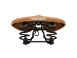 Brooks Saddle B67 Softened Short, Leather - Dark Tan