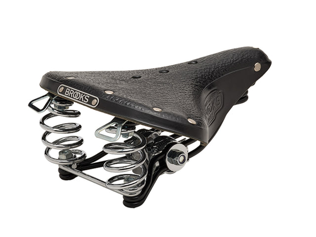 Brooks Saddle B66 Short, Leather - black