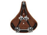 Brooks Saddle B66 Short, Leather - A. Brown