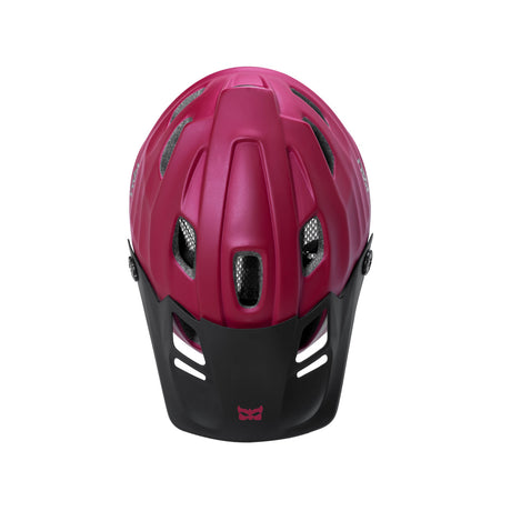 Maya All Mountain/Enduro Helm - Weinrot/Schwarz