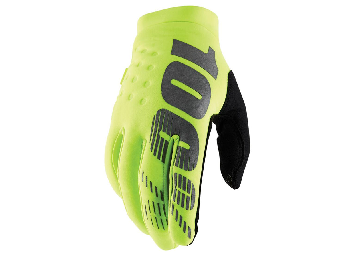 Brisker Thermo-Handschuhe - Fluo Yellow / Black