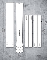 Rahmenschutz Kit Clear Gloss - Black