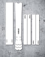 Rahmenschutz Kit Clear Gloss - Black