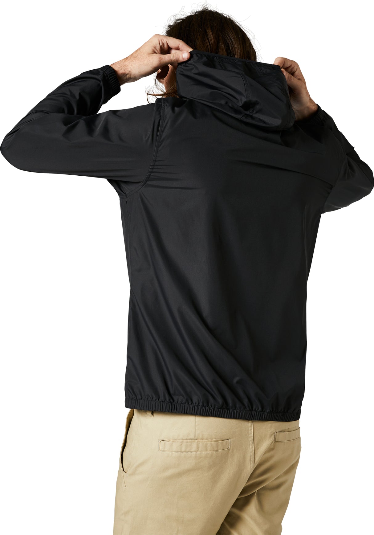 Calibrated Windbreaker Jacket Black
