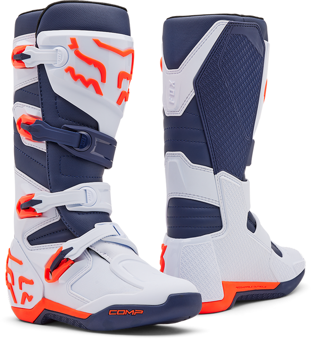 Comp Boot - White/Navy