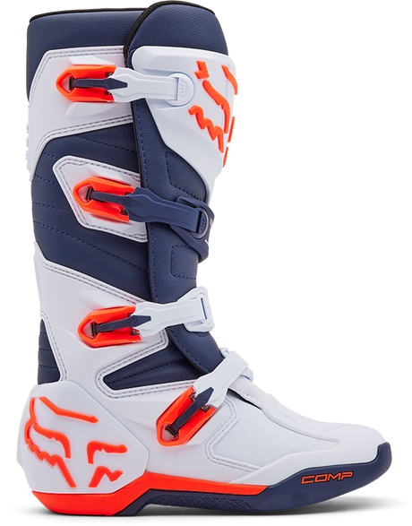 Comp Boot - White/Navy