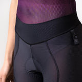 Bib Short Commander Strapless Women - Black