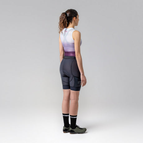 Bib Short Commander Strapless Women - Black
